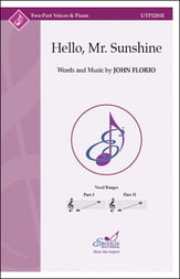 Hello, Mr. Sunshine Two-Part choral sheet music cover